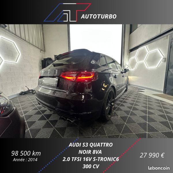 Audi S3 SPORTBACK 2.0 TFSI 300CH Garantie 12 mois QUATTRO S TRONIC 6 (image 7)