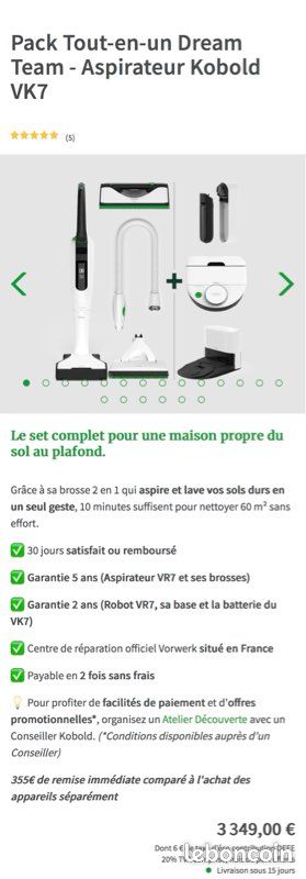 ✨ Pack Kobold VK7 Dream Team + Robot VR7 – Ultra complet ✨ (image 11)