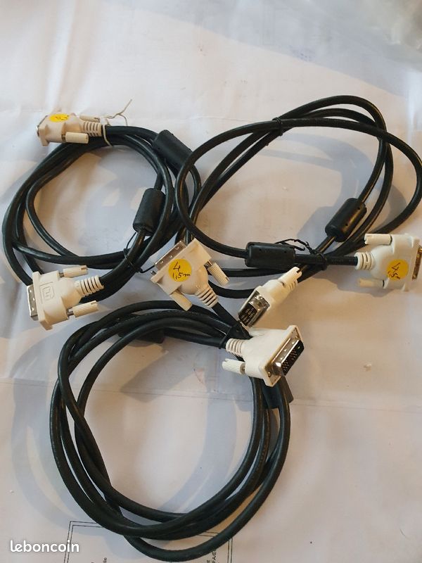 Câble DVI écran ordinateur 1,5 m (image 2)