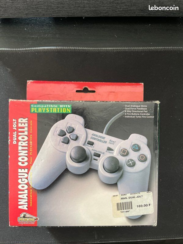 Manette, compatible, PlayStation 1 (image 1)