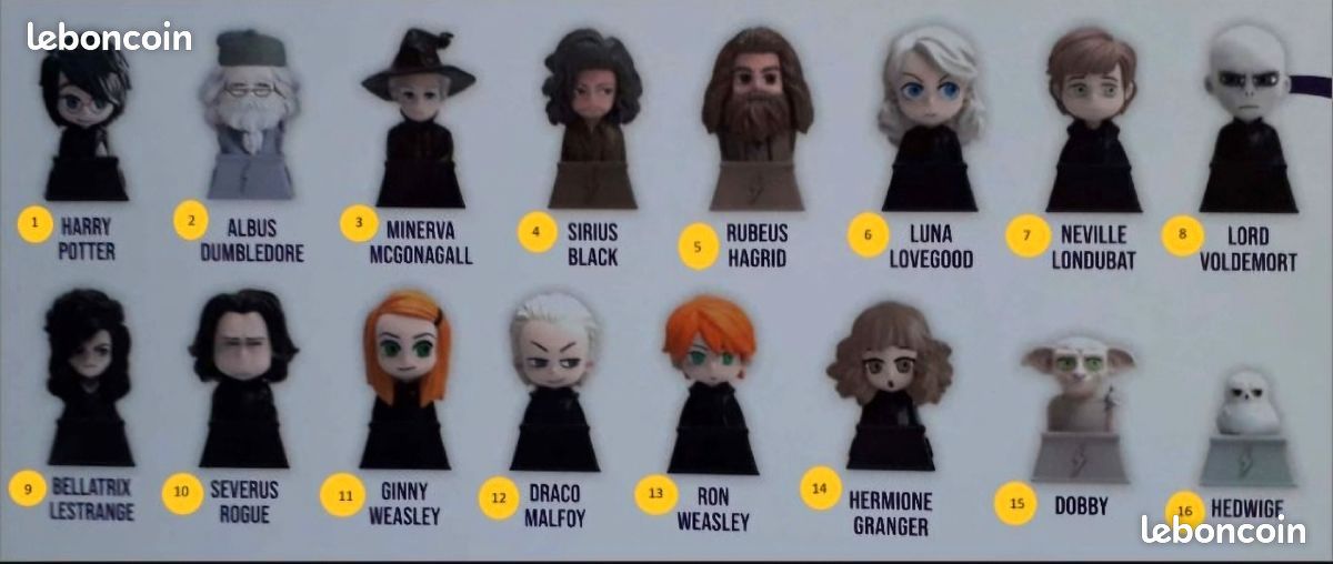 Bambola Harry Potter WIZZIS ESSELUNGA Harry Potter Wizzies Foodies