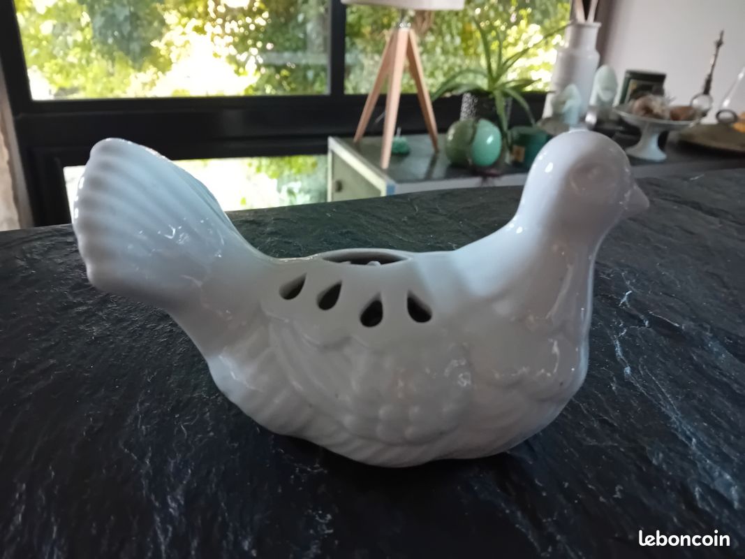 Pique fleur colombe shabby chic (image 2)