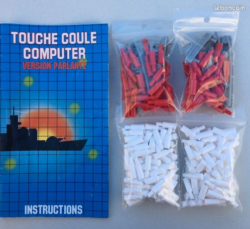 Jeu De Société 🎲 TOUCHE COULE COMPUTER MB - Occasion - Jeu Stratégie Naval