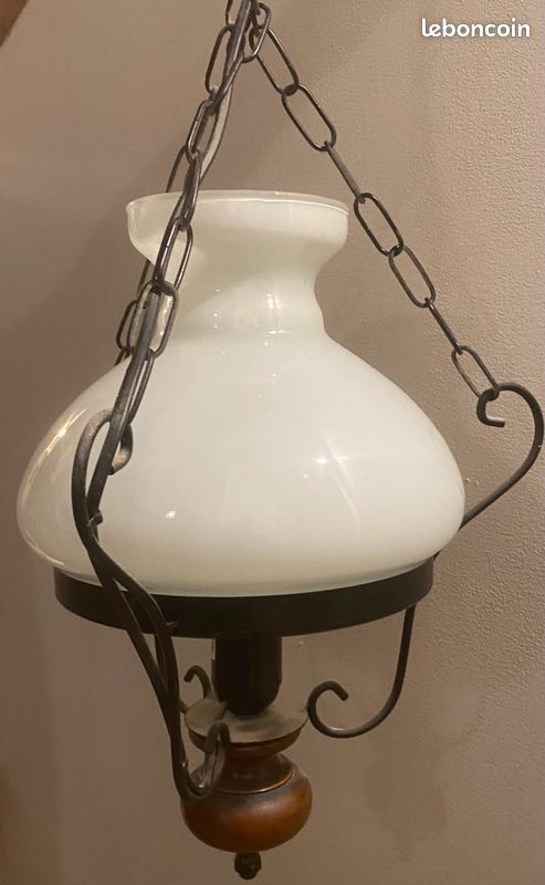 Lustre globe 1 ampoule (image 2)