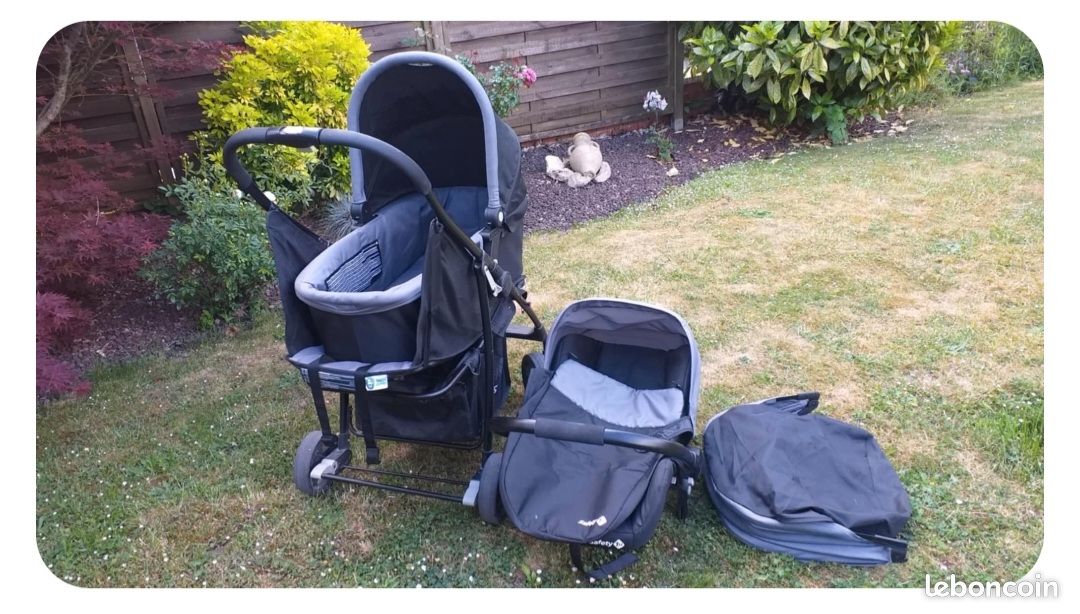 Poussette bébé 3 en 1 en très bon etat (image 1)