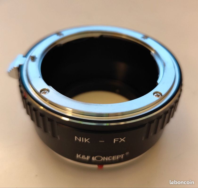 K&F CONCEPT Bague d'adaptation NIK-FX (AI-FX) Adaptateur compatibile avec boitier Fujifilm X (image 3)