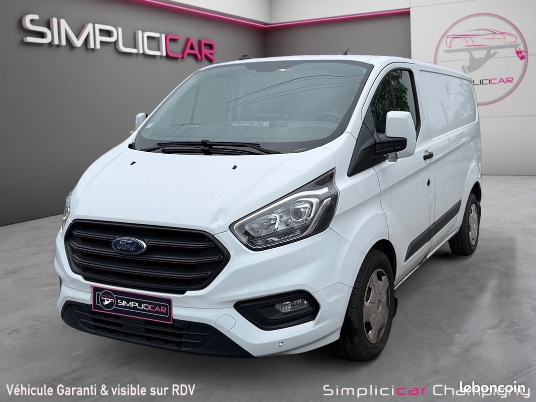 Ford transit custom fourgon 320 l1h1 2.0 ecoblue 130 bva trend business - tva récupérable - carplay - radar av/ar - climatisat (image 5)