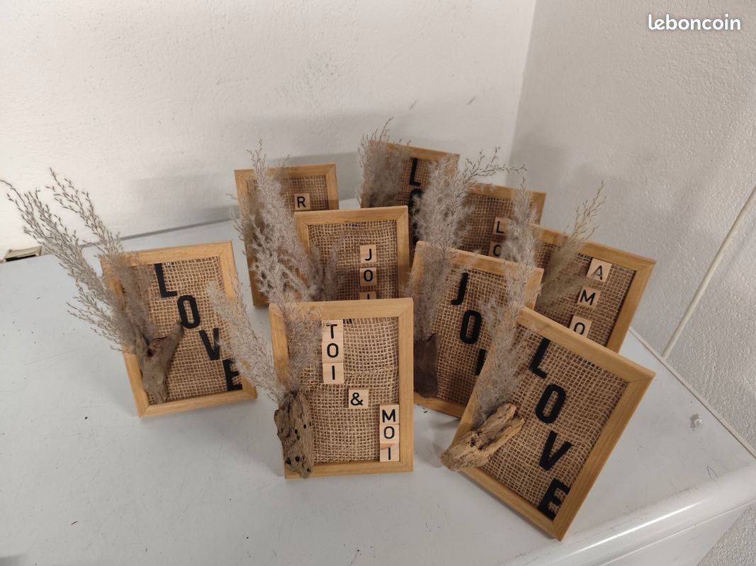 9 cadres décoratif fait main (image 1)