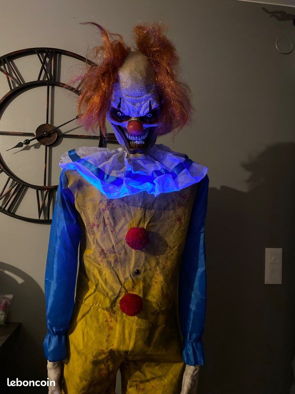 Clown Animatronic Halloween Lumineux et sonore 🤡 (image 5)