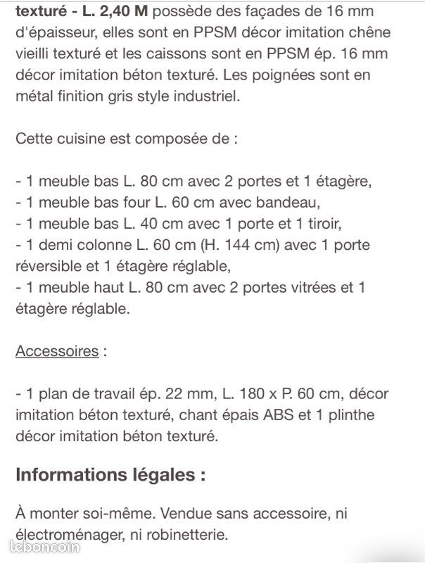 Meuble de cuisine (image 6)