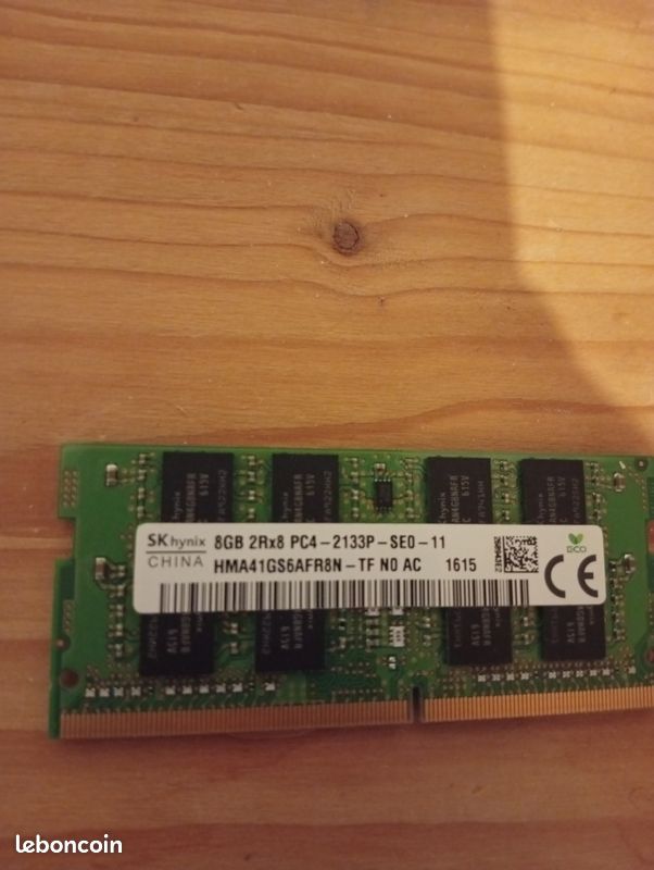 MÉMOIRE DDR4 8Gb 1Rx8 PC4-3200AA SK Hynix Occasion 1 pièce EUR 28,00 - FR