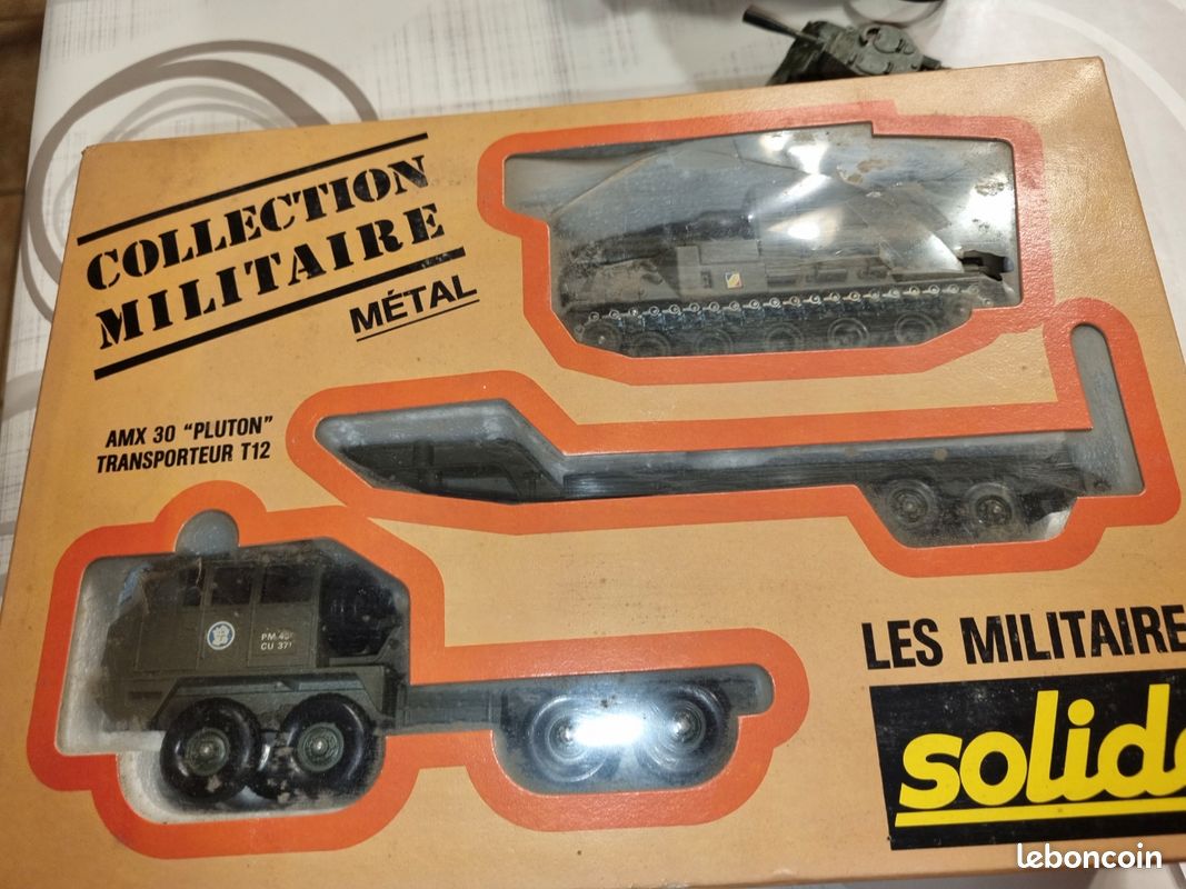 Collection militaire solido AMX 3 PLUTONTransporteur T12 avec sa
