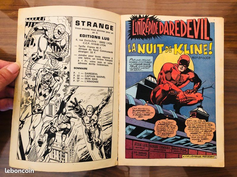 Comics Strange 82 1976 éditions Lug (image 4)