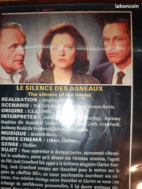 Dvd le silence des agneaux (image 2)
