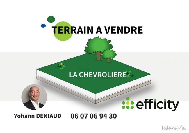 Terrain 700 m² La Chevroliere