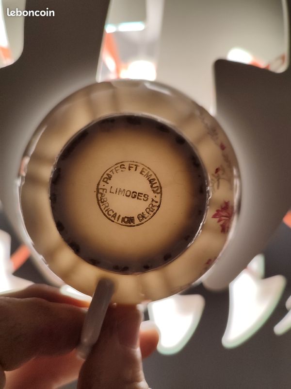 Service à thé/ café en porcelaine de limoges (image 2)