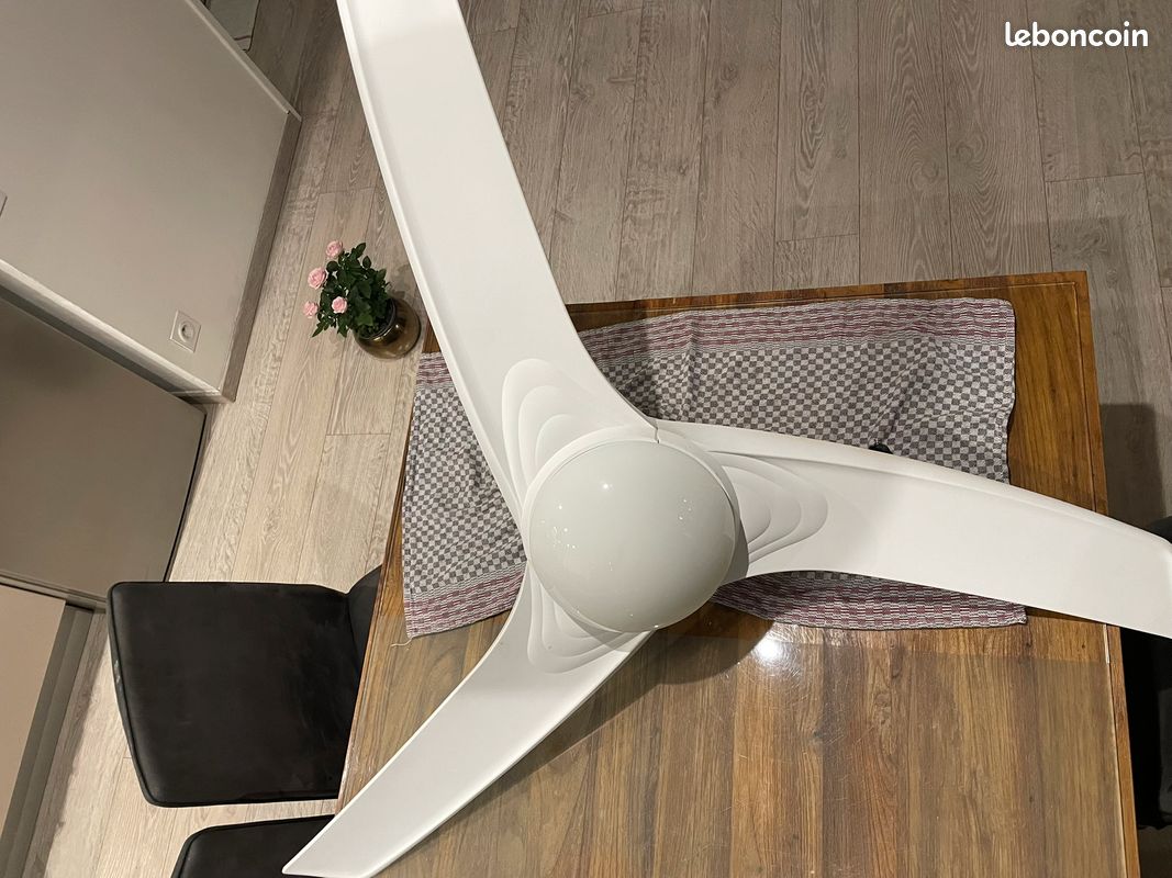 Ventilateur de plafond 130 avec lumière | 3 pales (image 1)