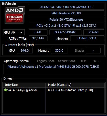 Carte graphique Asus Radeon RX 580 (Q2 2017) - 8 Go VRAM (GDDR5), PCIe 3.0, TDP 185W (image 14)