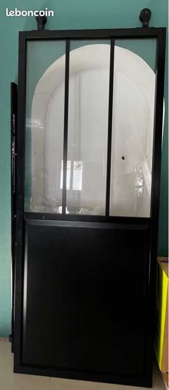 Porte coulissante - style verrière (image 3)