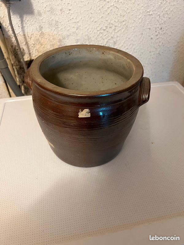 Pots à graisse en grès émaillé (image 2)