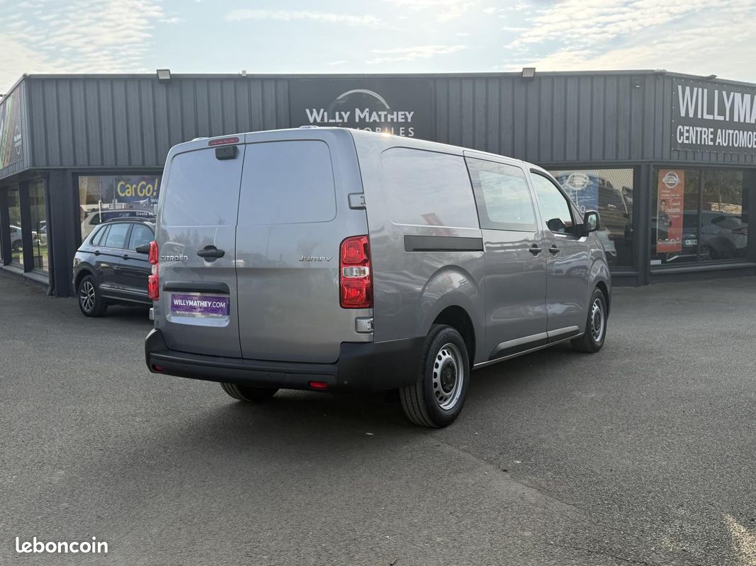 Citroen jumpy xl cabine approfondie fixe 2.2 diesel 180 boite automatique en stock + pack camera + roue de secours (image 6)