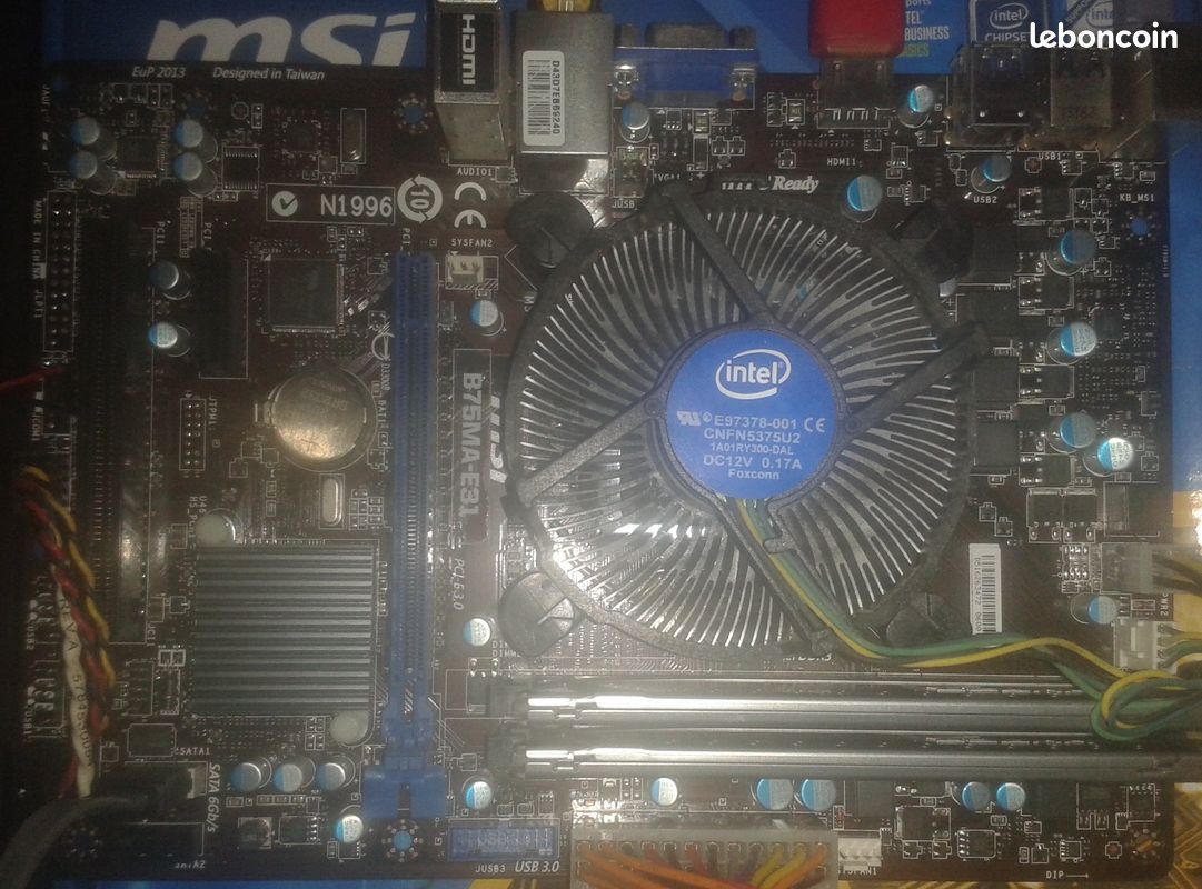 Carte mère MSI B75MA microATX socket 1155 (image 2)