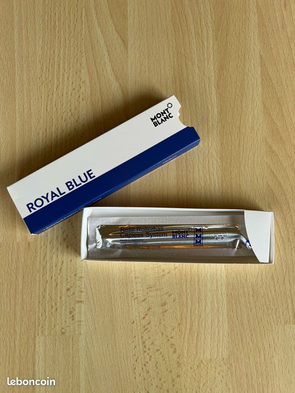 recharge MONTBLANC Rollerball Capless (M) Royal blue Papeterie