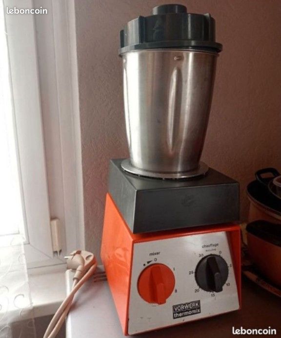 Thermomix VM 2000 Ancien Modèle Orange – Fonctionne Parfaitement, Robot De Cuisine