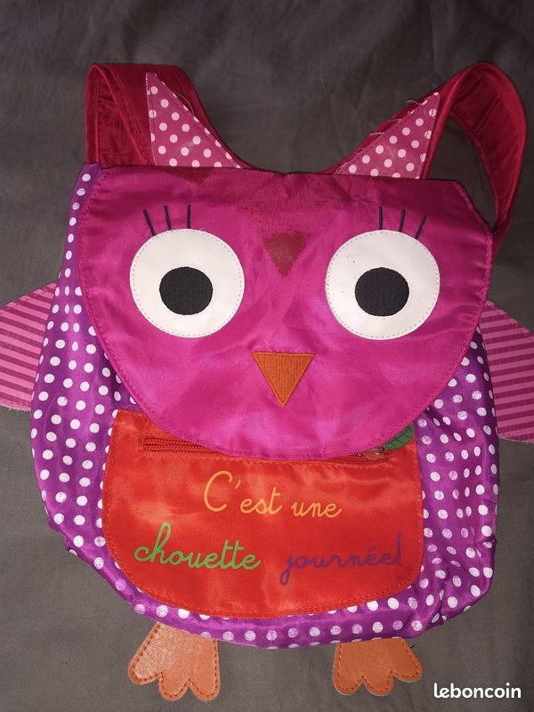 Sac à dos maternelle chouette DPAM (image 3)
