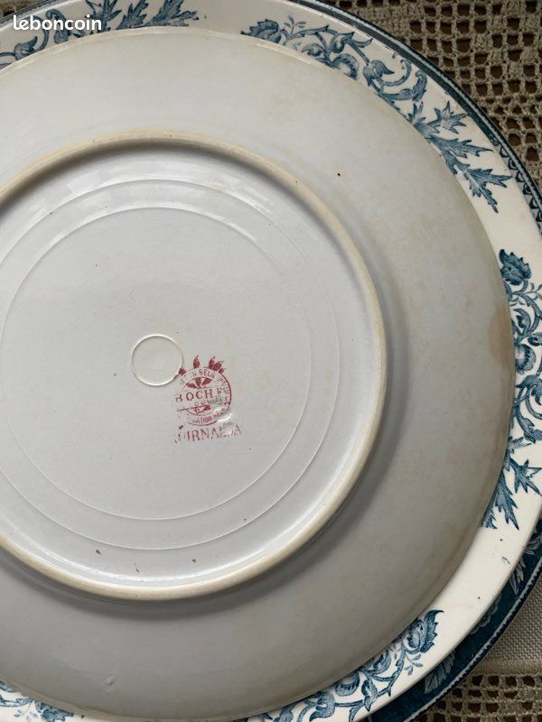 Assiette ancienne de Boch Frères (image 3)