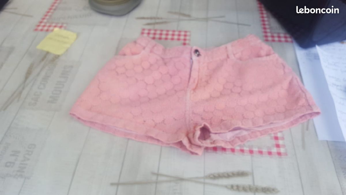 Short rose pour filles 💥 (image 1)