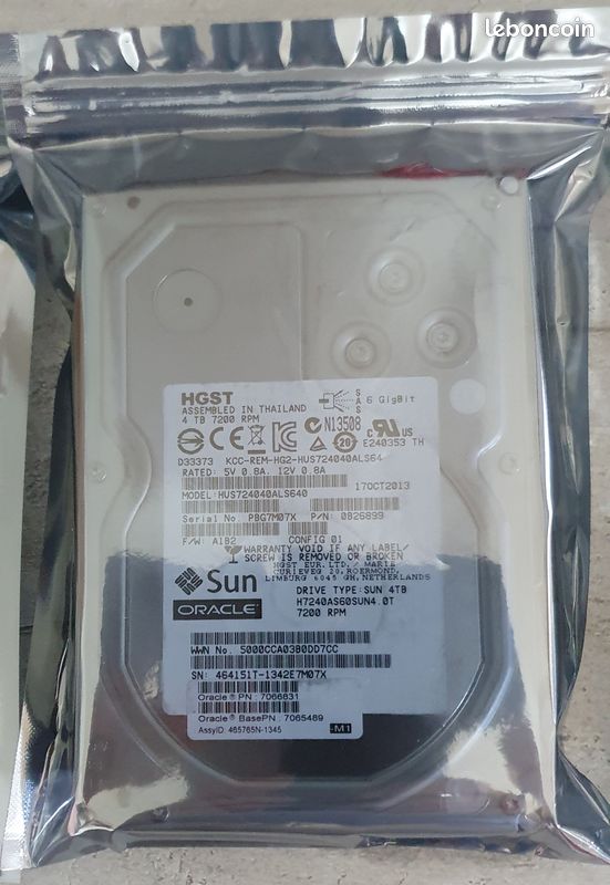 Disque dur hgst sun 4to SAS (image 5)