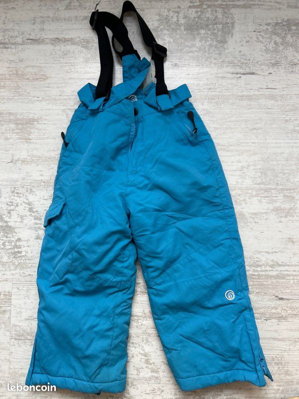 Pantalon de ski chaud, imperméable et coupe-vent avec bretelles et pare