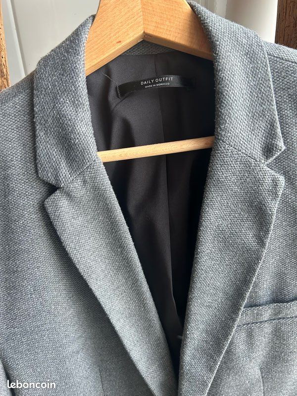 Veste Blazer grise Zara - taille 42 (image 3)