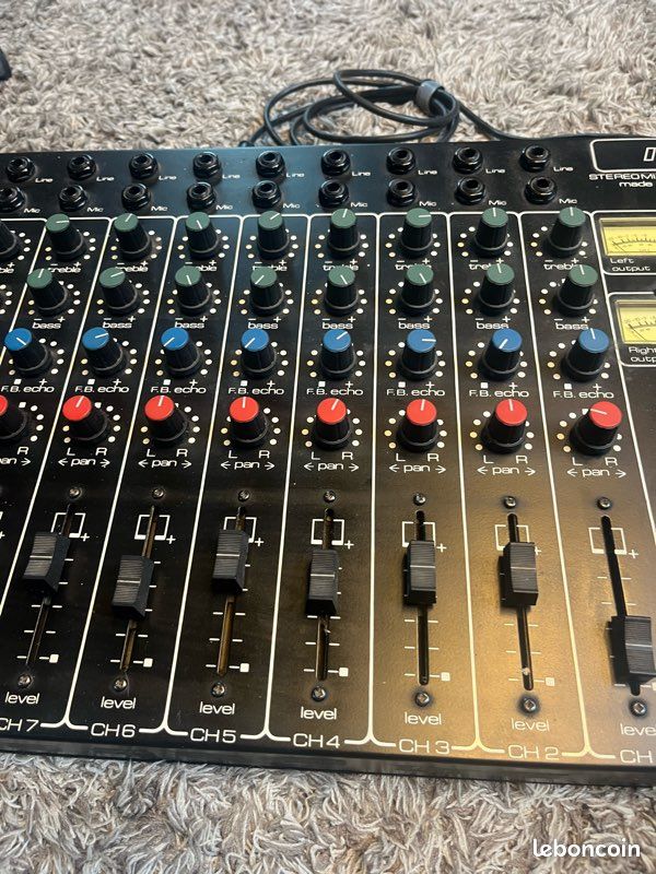 Console de mixage vintage Audio Oval – Made in England – 12 voies (image 3)