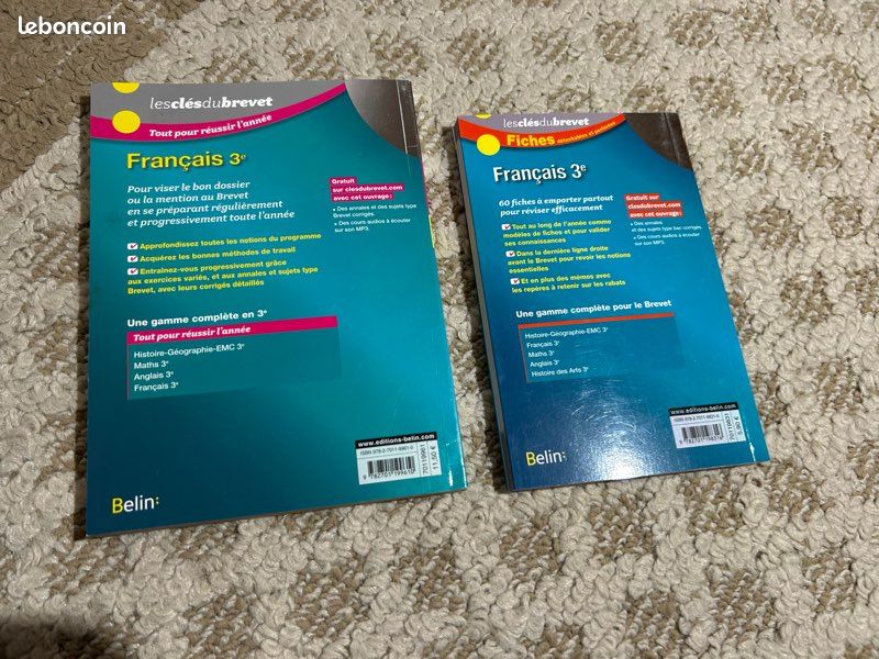 Lot Livre Français brevet 3e (image 2)