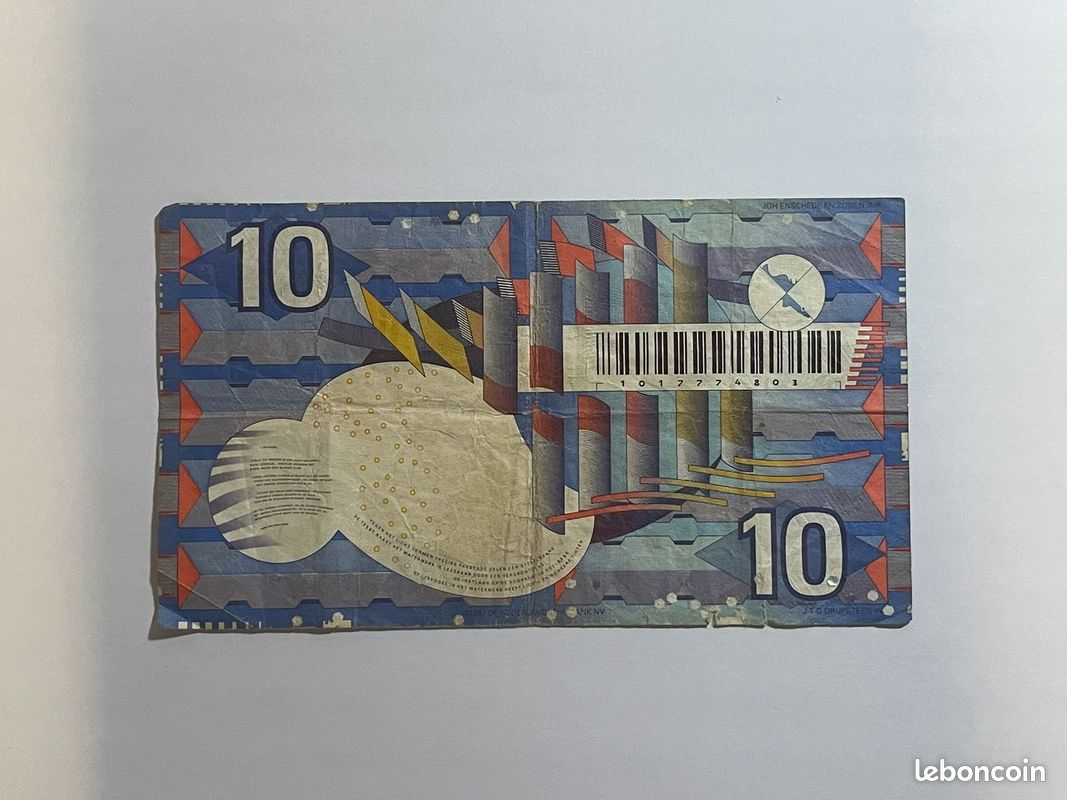 Billet de banque 10 Florins des Pays Bas collection (image 2)
