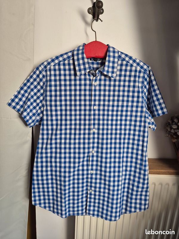 Jeetoo Cheises habillées à anches courtes pour hoes col boutonné