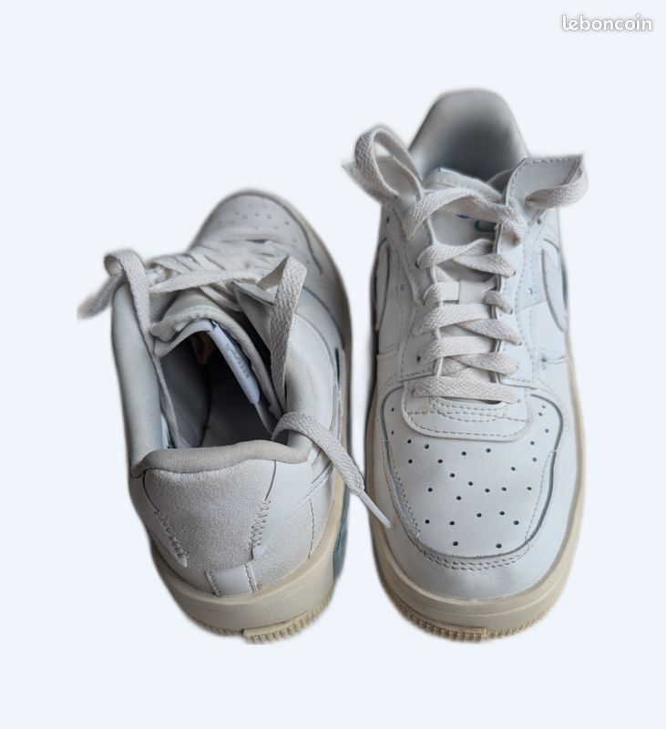 Chaussures Nike Nike Blanche Femme Air Force Nike Air Force Custom - Main Image