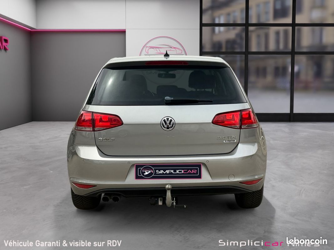 VOLKSWAGEN GOLF 7 2.0 TDI 150 ch LOUNGE Caméra Attelage Régul Adaptatif Garantie 12 mois (image 7)