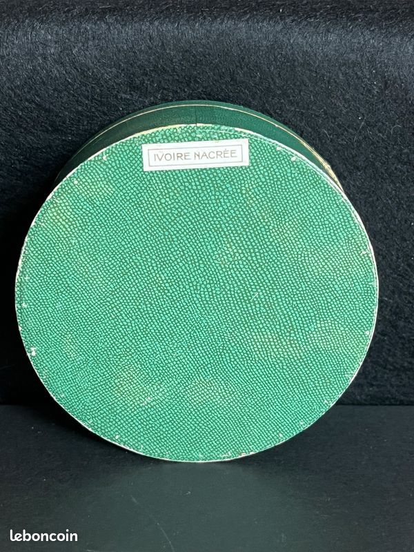 Boîte poudre ancienne vintage vide Les Pois de Senteur de Chez Moi Caron (image 4)