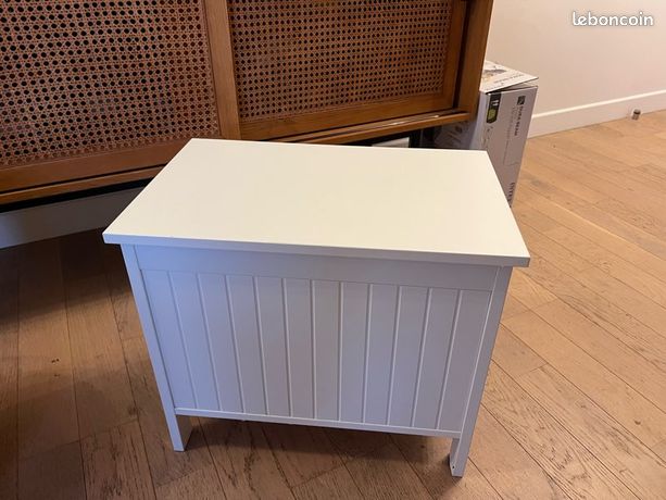 Banc blanc rangement IKEA SILVERAN Ameublement