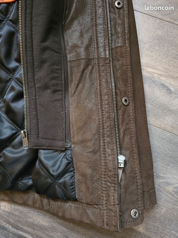 Blouson Homme CANDIA Beige Taille L Coupe Vent Vintage Harry Light
