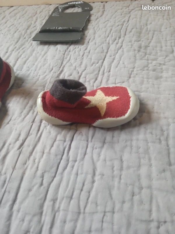 Chaussons bébé antidérapants Collégiens 18/19 (image 12)