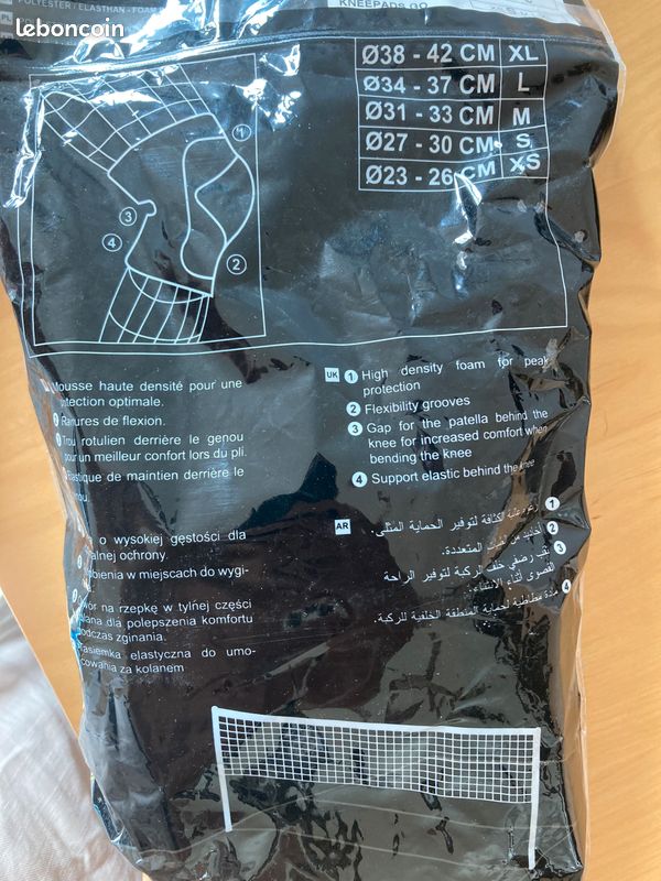Genouillères Athlitech taille S – Ø 27 cm – Neuves sous blister (image 3)