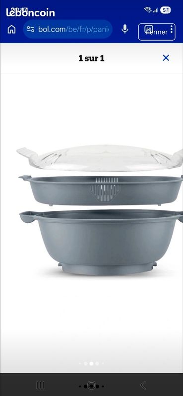 Compact cook. Le grand panier vapeur xxl et le petit compatible tout modèle (image 11)