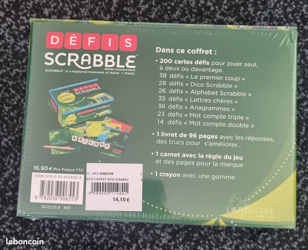 Jeu de société Scrable neuf emballé (image 2)