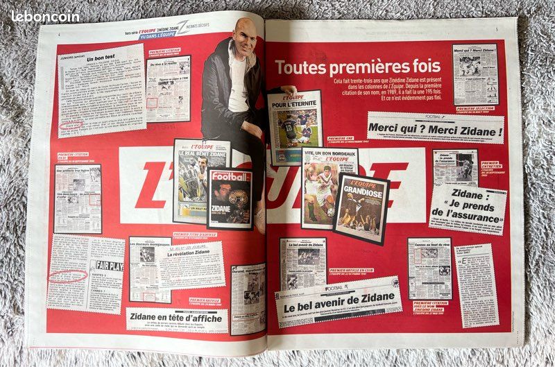 Hors-série journal L'Equipe juin/juillet 2022 - spécial ZINEDINE ZIDANE - - Livres