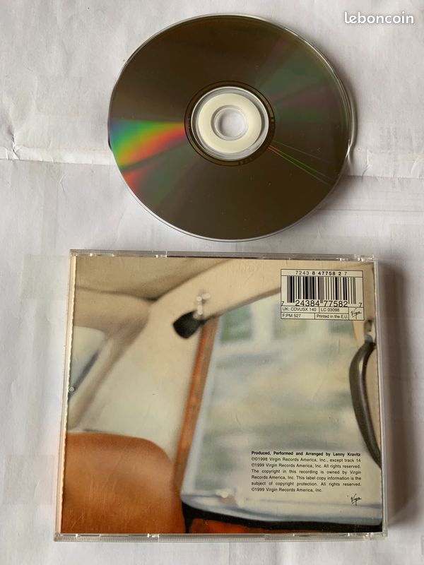 CD – Lenny Kravitz – 5 - Original 1998 (image 2)