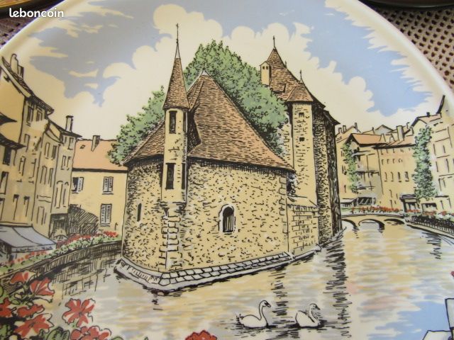 Assiette décorative "Annecy (image 2)